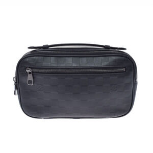 Louis Vuitton Damier Infini Umbrella Onyx Black Canvas Body Bag